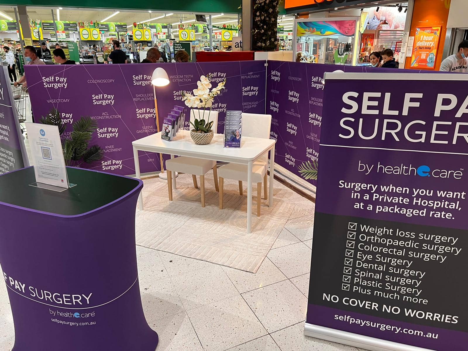 Self Pay Surgery Popup Wetherill Park